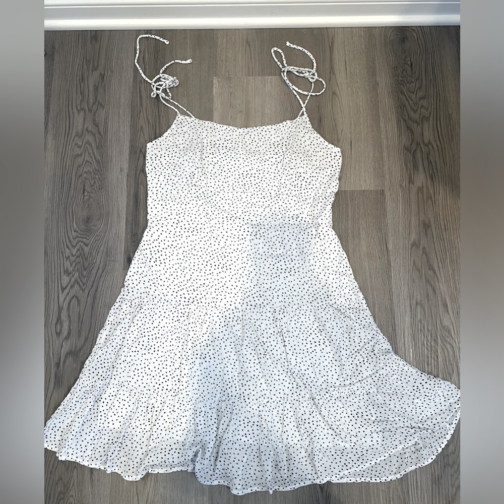 Polka dot mini dress